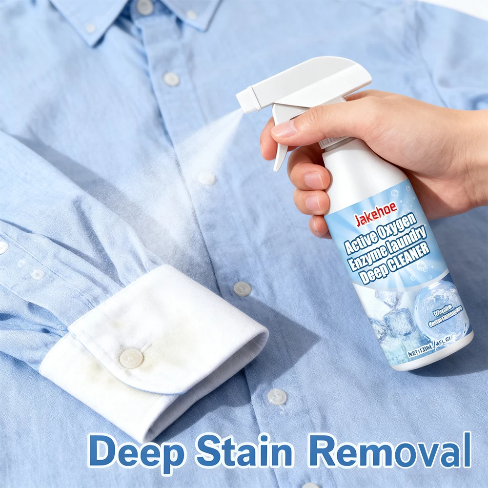 Laundry Stain Remover Spray and Odor Eliminator Enzyme Powered is Suitable for a Variety of Materials and Has Wide Compatibility