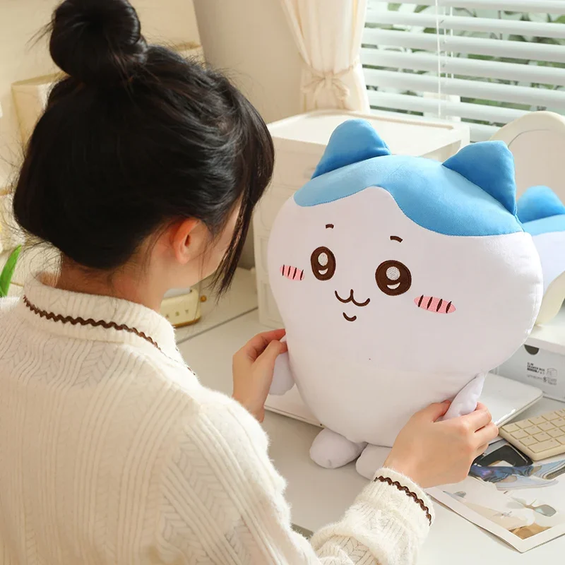 Comfortable Chiikawa Hachiware Cushion Lovely Throw Usagi Japanese Style Anime Kawaii Sofa Bed Back Cushion Home Decor Girl 5