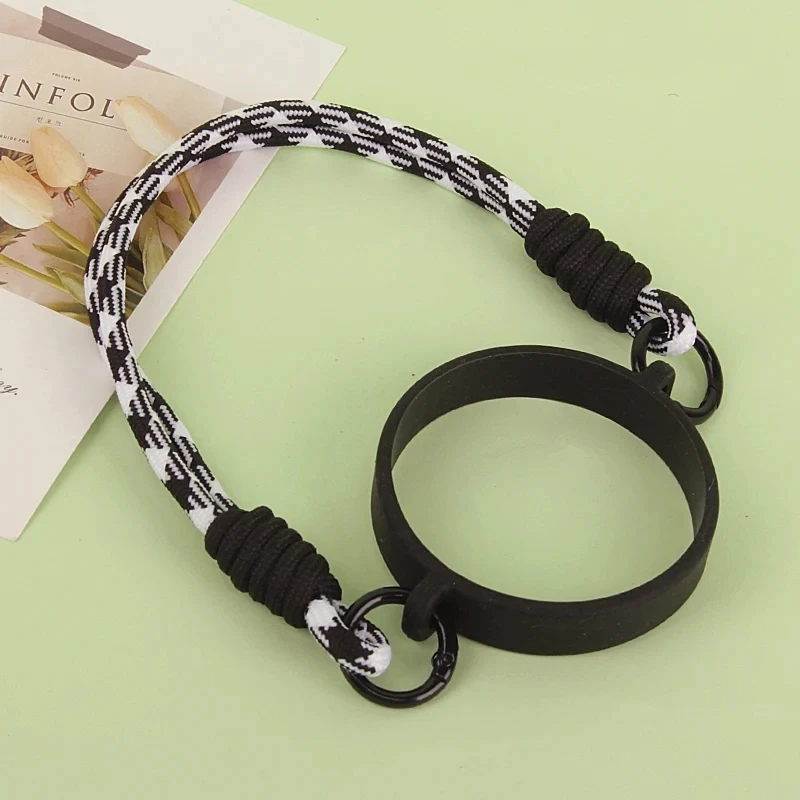 Silicone Water Bottle Carrier Strap - Adjustable Cup Holder