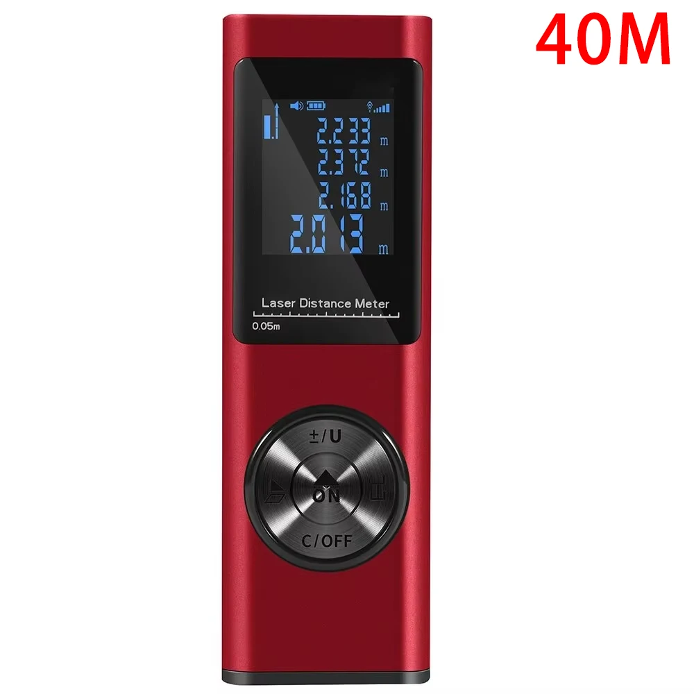 Mini Smart Laser Distance Meter - USB Rechargeable Portable Infrared Rangefinder