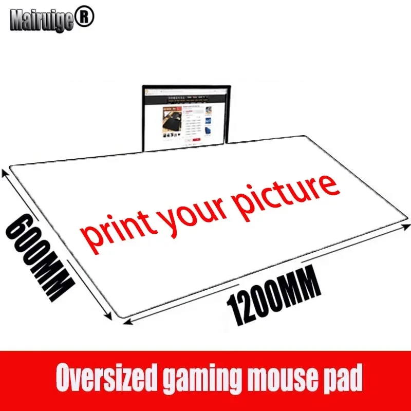 Mairige-mouse Pad Personalizado em Tamanho Completo Gaming Mat Mousepad para Mesa de Teclado de Computador Xxl Grande 1200×600 mm 1400x 700 mm