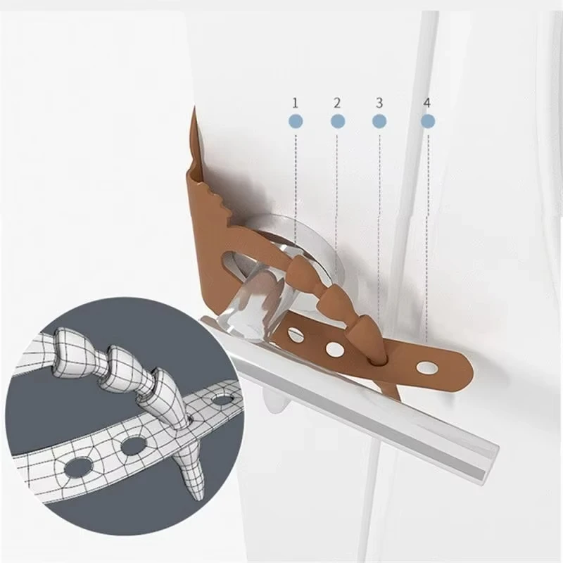 Baby Door Slam Preventer Anti-collision Silicone Door Silencer Quiet Closer Cushion Lock Cover Cushion Noise Reduced