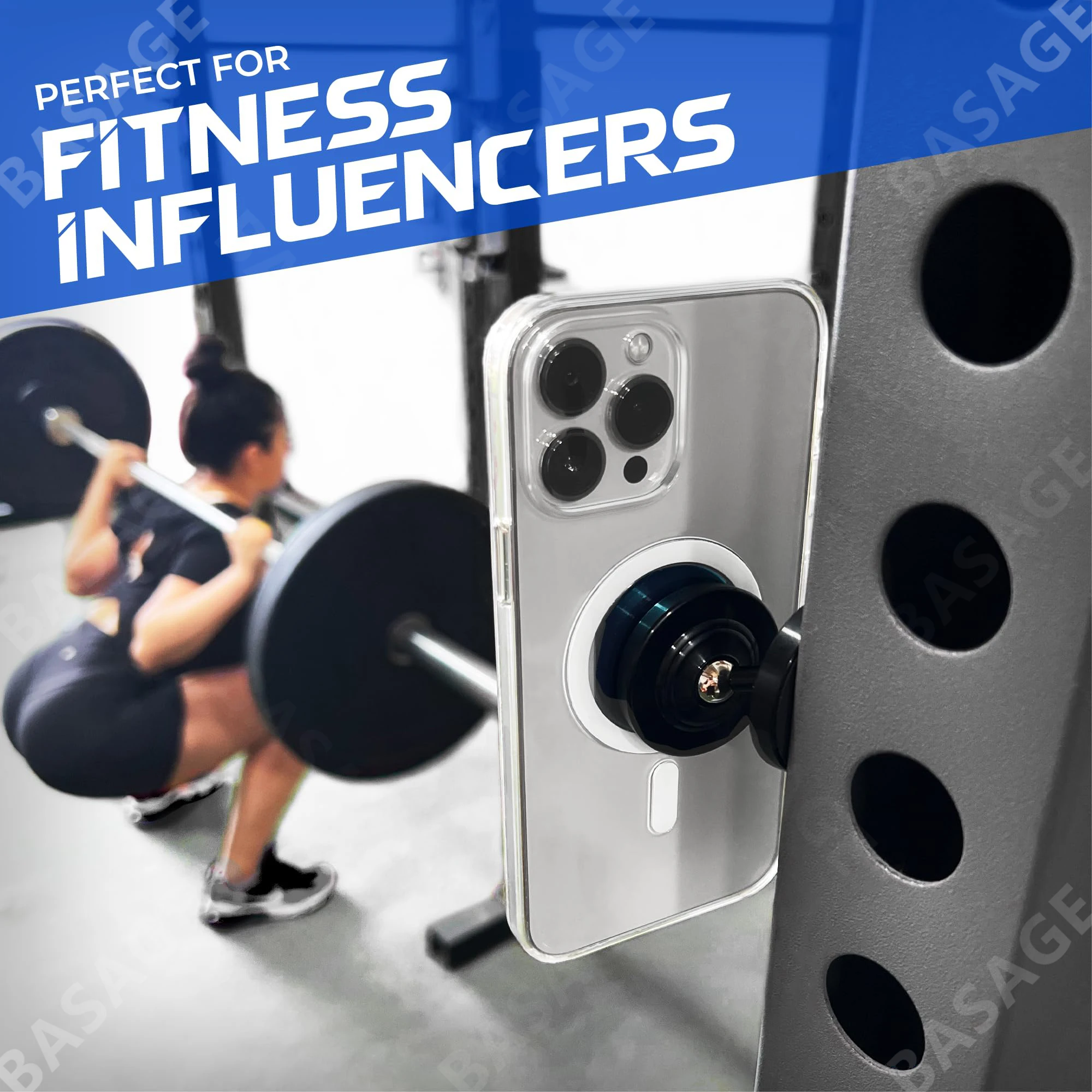 Soporte Magnético De 360° Para Teléfono, Ideal Para El Gimnasio O Hacer Videos De TikTok