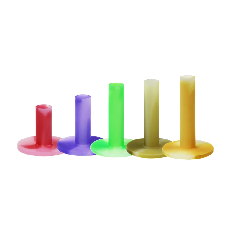 1Pc Rubber Golf Tees 45mm/54mm/70mm/75mm/80mm for Practice and Driving Range Mats Indoor & Outdoor Training Backyard Accessories