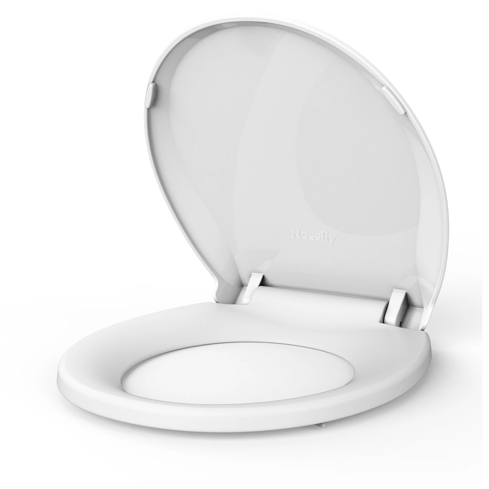 Round Toilet Seat with Built in Potty Training Seat, Potty Training Toilet Seat for Toddlers, Magnetic Kids and Cover