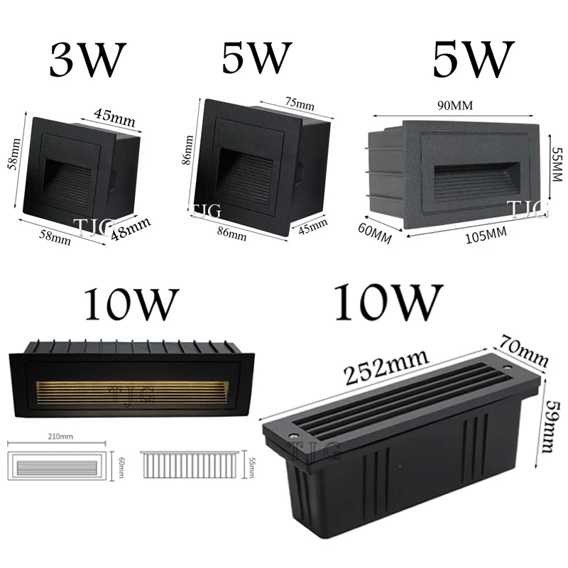 Waterproof outdoor wall lamp LED Long wall lamp IP65 Aluminum Light Garden Villa porch Sconce Light 110V 220V Sconce Luminaire