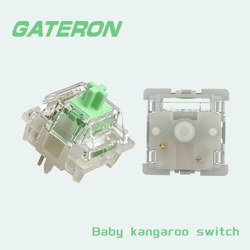 Interruptor de Teclado Mecânico Gateron Interruptor Canguru 2.0 Baby Tactile 5pin 59g Rgb Interruptores Mecânicos Trocáveis a Quente para Teclado