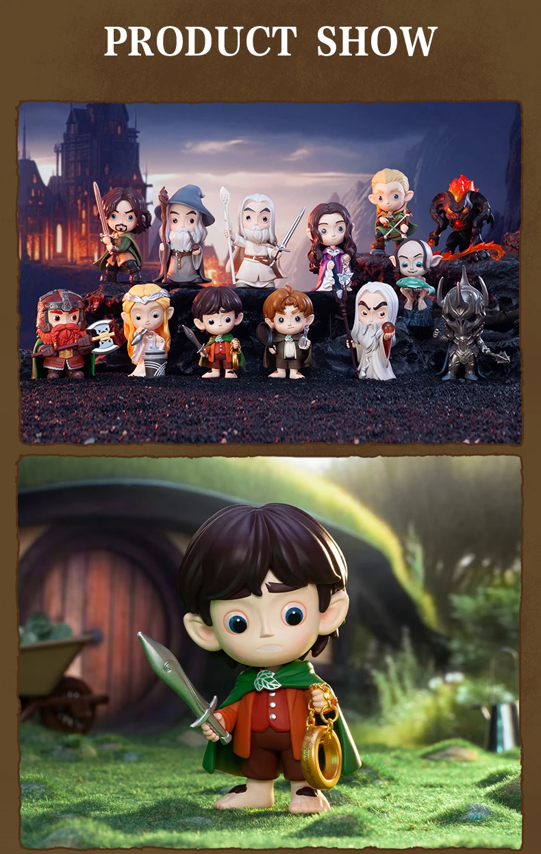 Pop Mart Lord of the Rings collectible blind box figurines