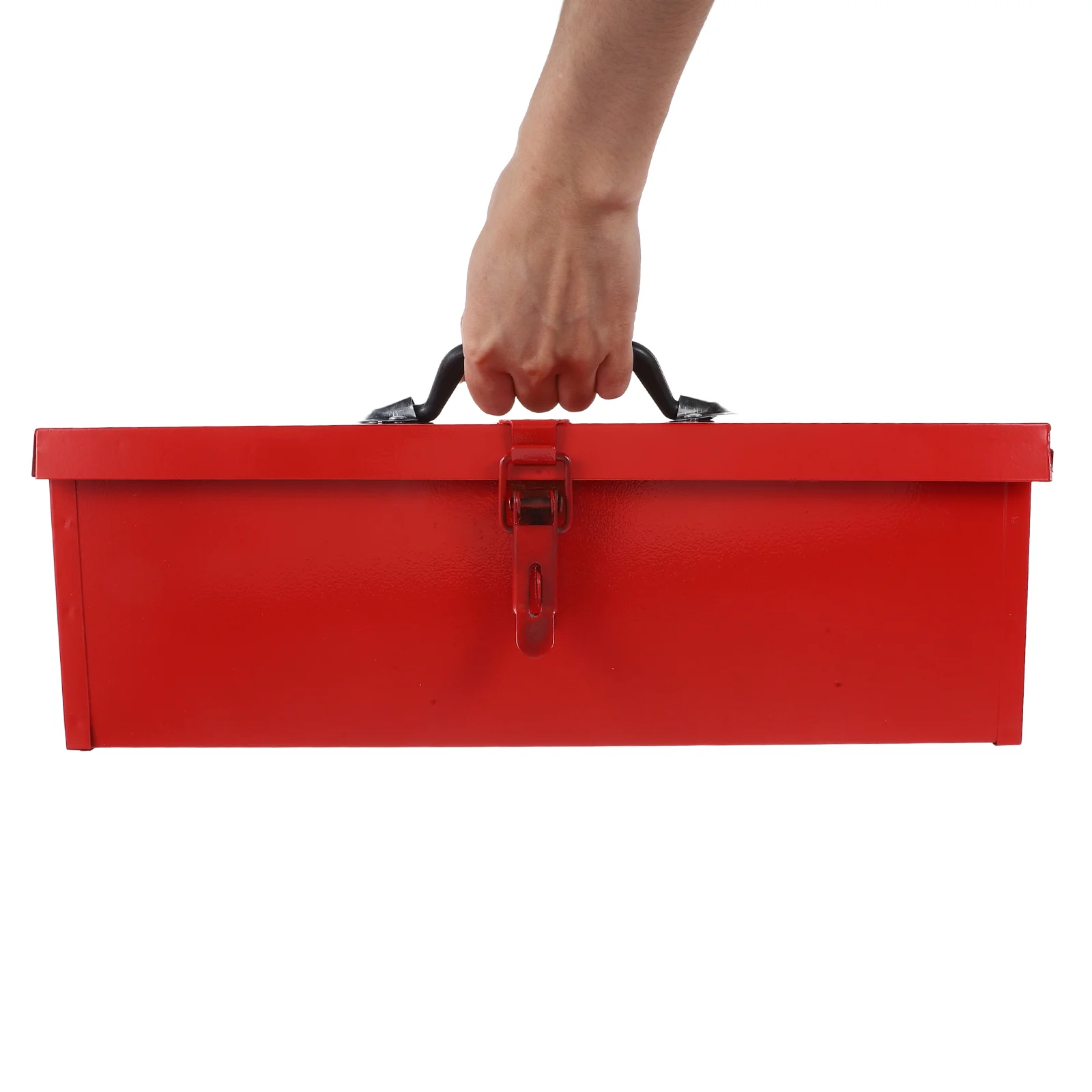 Clothes Storage Boxes Tin Toolbox Case Container Fishing Tackle Iron Red Waterproof Household 4