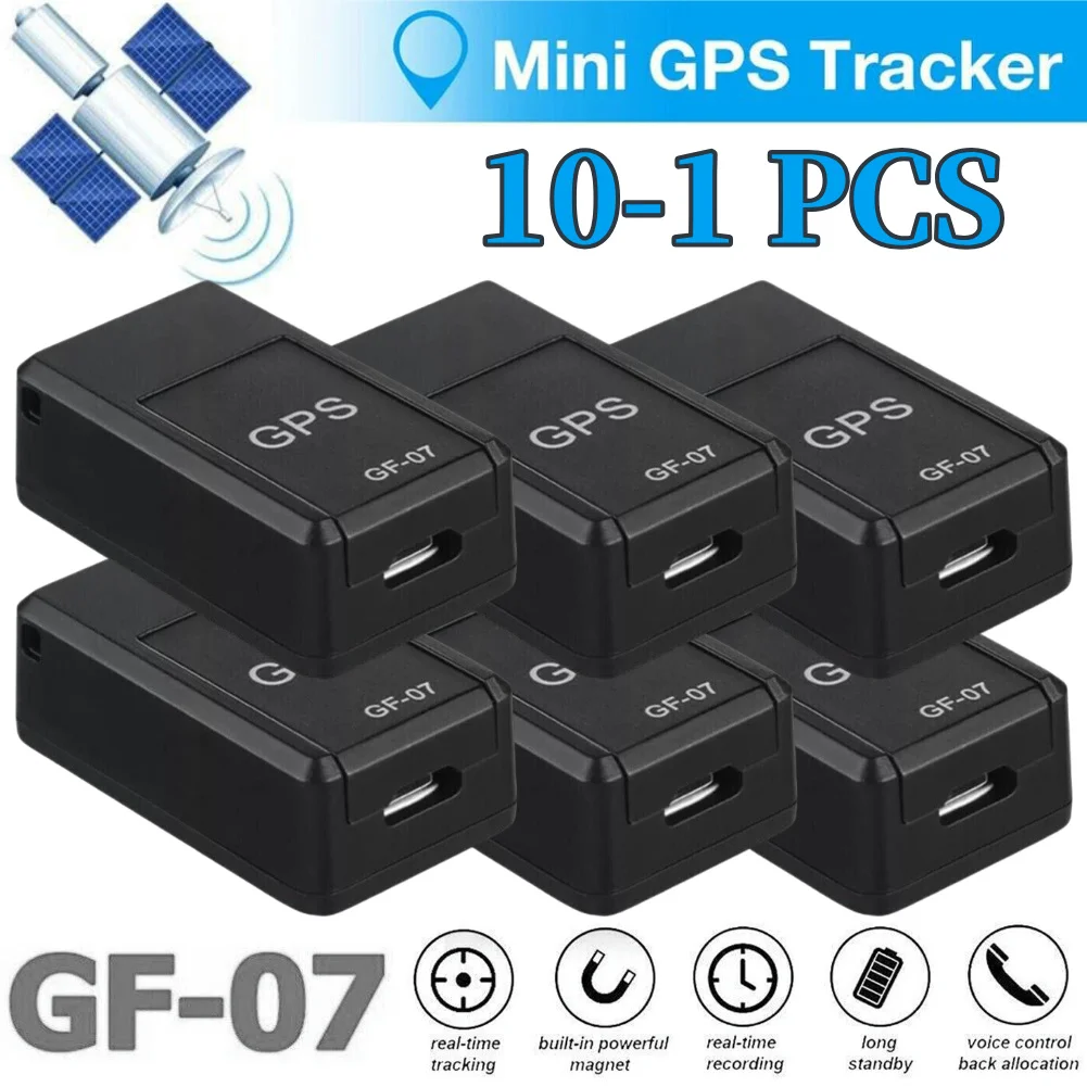 Car Real Time Tracking GF-07 GPS Tracker Magnetic Anti Theft SIM Message Positioner Daily Waterproof Car Tracker Accessories