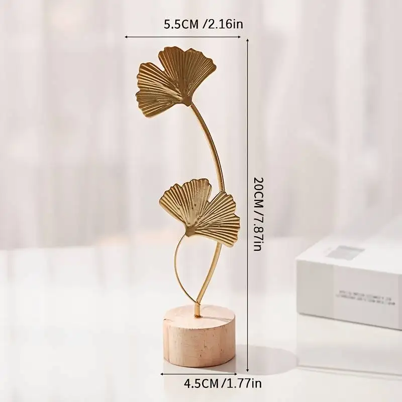 Modern Light Luxury Style Golden Desktop Iron Art Ornaments Desk Wardrobe Bookshelf Entrance Decoration Birthday Housewarming Gift