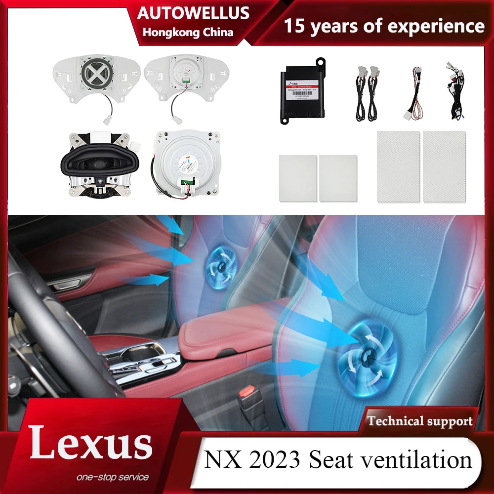 

Car Seat Ventilation Suitable for Lexus NX 2023 Button Control Two Seat Backrest Cooling Ventilation Motor Special