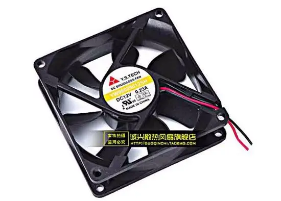

Двухпроводной Вентилятор охлаждения сервера Y.S TECH YW08025012SH DC 12 В 0,23 а 80x80x25 мм
