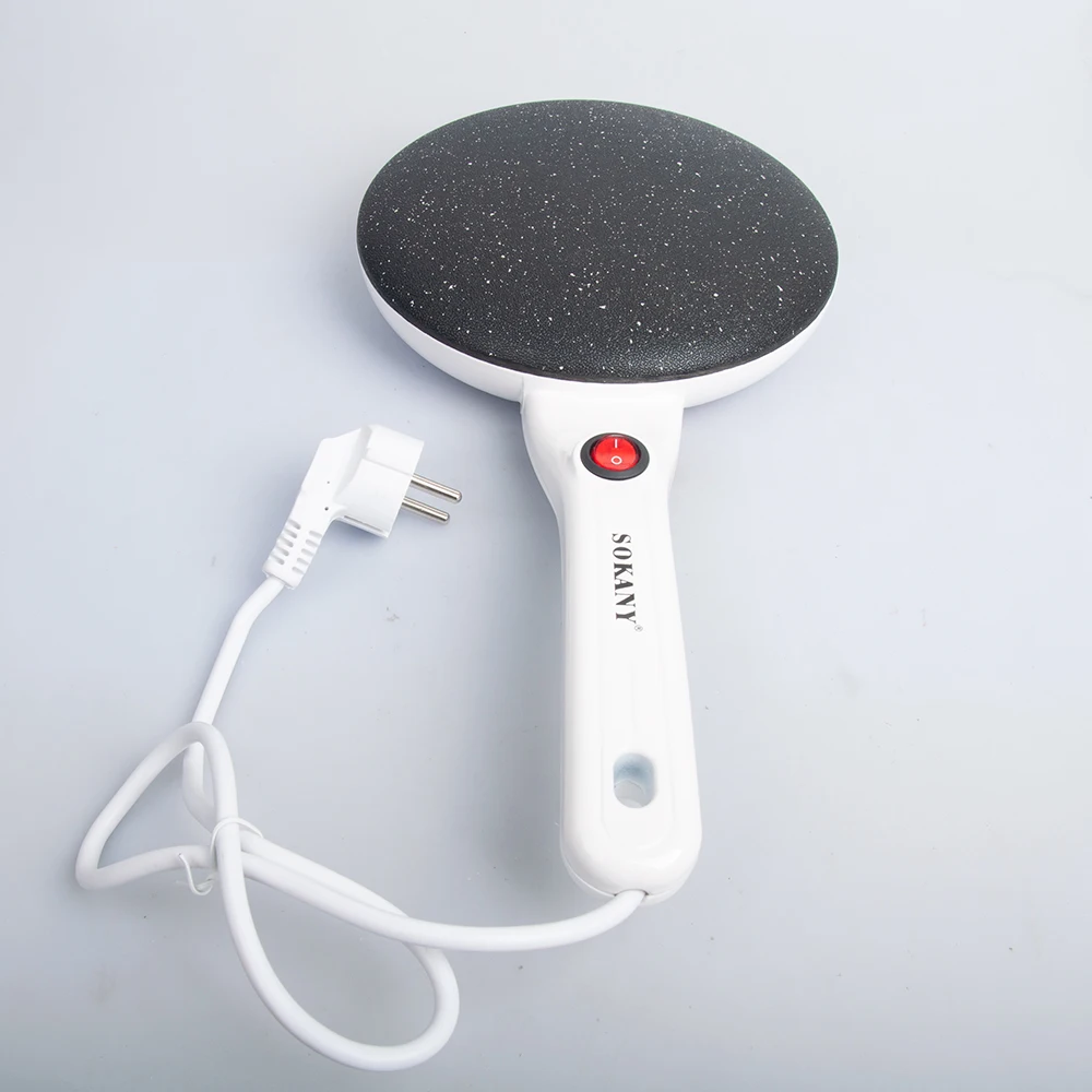 

Electric Crepe Maker , Tortillas & Pancakes Nonstick Cooktop 7-inch Cook Area, Automatic Temperature Control & Cool Touch Handle