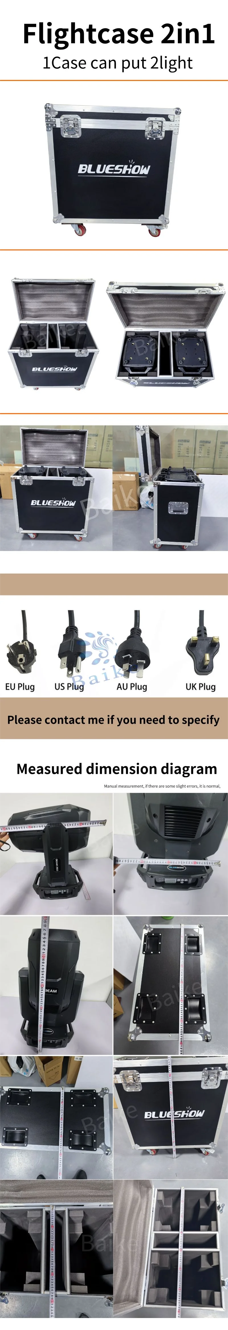Description Picture 4 of item1-10PCS Lyre Beam 10R 260W Moving Head Beam Light Sharpy Beam 260W Move Head Gobo Stage Wash Beam Super Bright Dj Light flycase