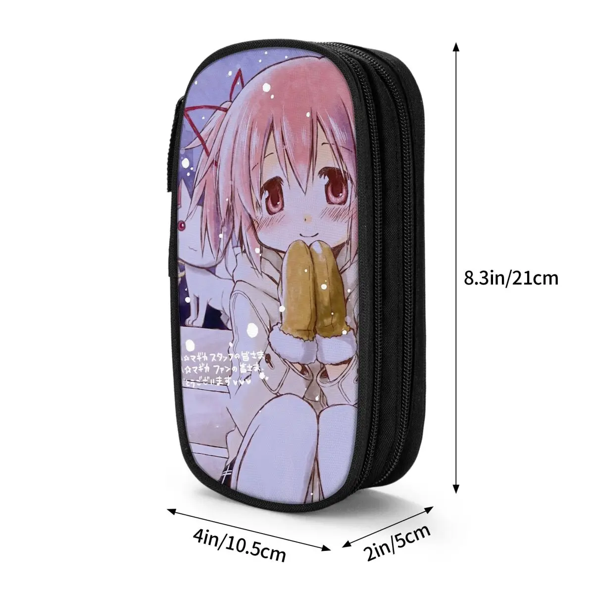 Puella Magi Madoka Magica 연필 케이스, 애니메이션 Madoka Kaname 연필 상자 펜꽂이, 학생 가방, 학용품 액세서리