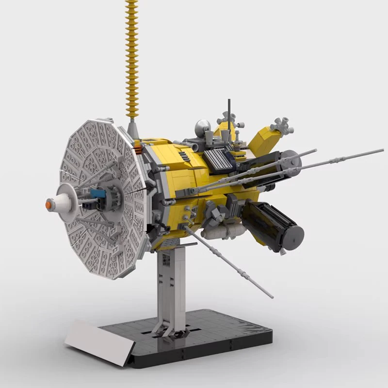 

MOC Space War series Saturn probe Children's puzzle toys Christmas gifts