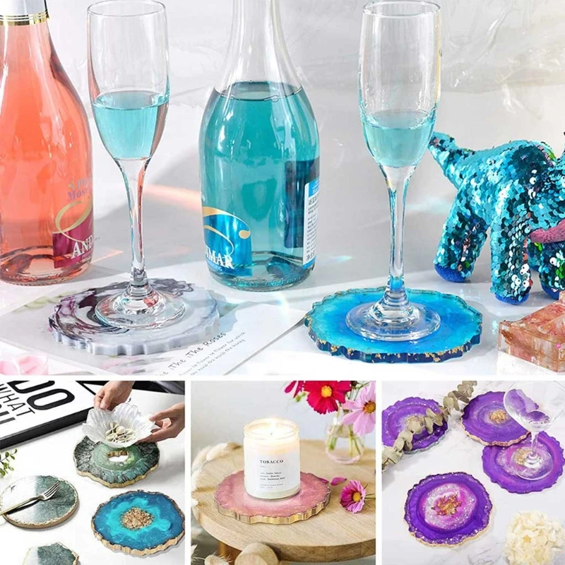 Epoxy Resin Molds Irregular Tea-Cup Silicone Molds DIY Crafts Tool Drop shipping