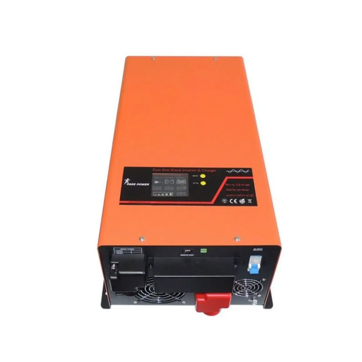 

DC24V 48V to AC 110V 220V solar inverter with charger rated 6000w 50hz 60hz pure sine wave with MPPT function for solar system