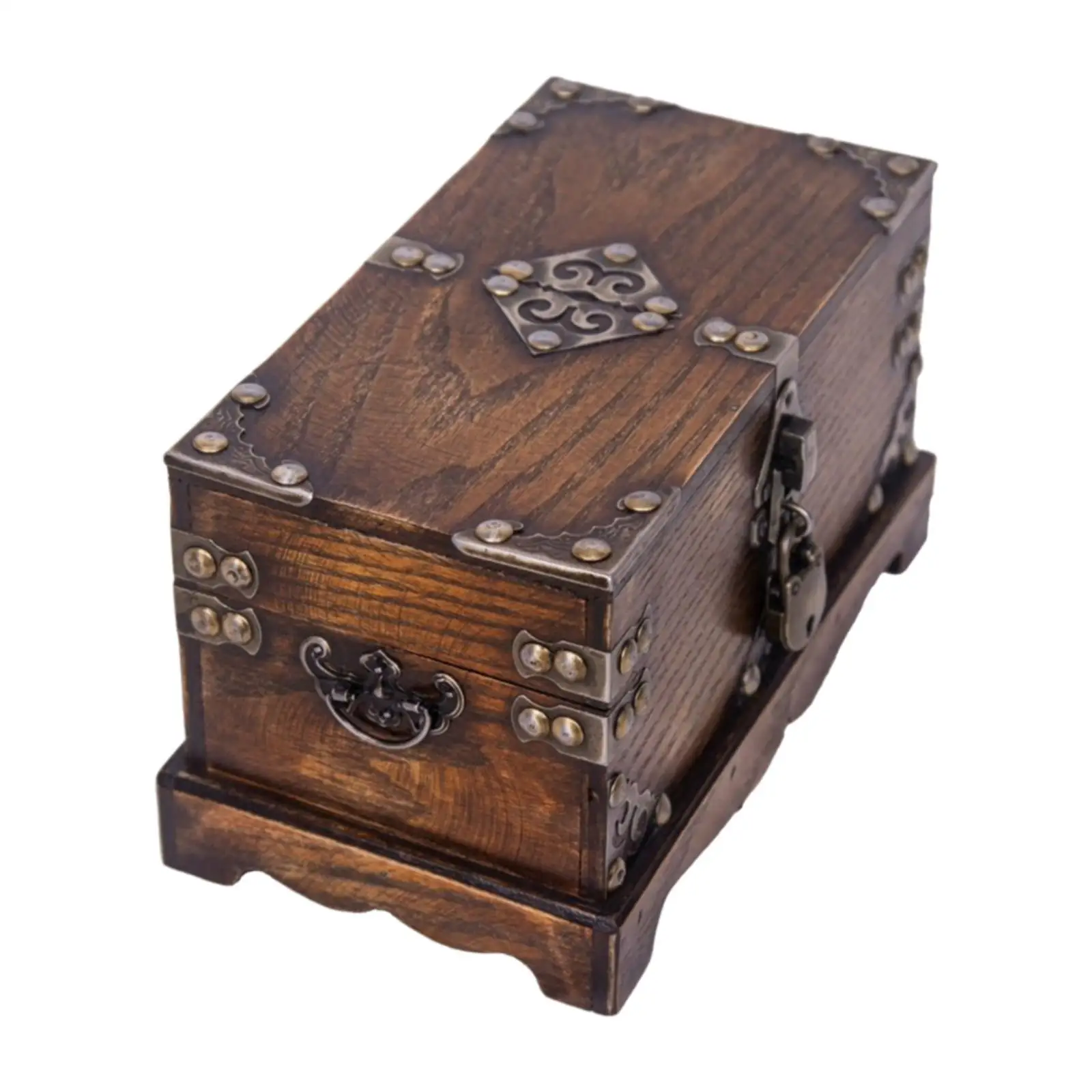 Wooden Storage Box Jewelry Box Creative Stable Handmade Easy to Use Small Wooden