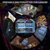 CZYY Dice Set with Keychain Ring - Mini Slot Machine D20 and D6 Dice, Unique DND Accessories & Keychain - Perfect D&D Gifts 4