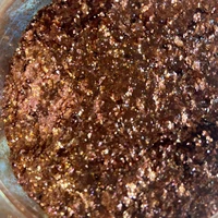 Poudre de mica à gros grains effet scintillant, pigment brillant rouge bronze doré pour nail art, peinture, savon, slime, résine époxy et artisanat 5