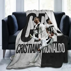 CR7 Cristiano Ronaldo Blanket Soft Warm Flannel Throw Blanket Bedspread for Bed Living room Picnic Travel Home Sofa