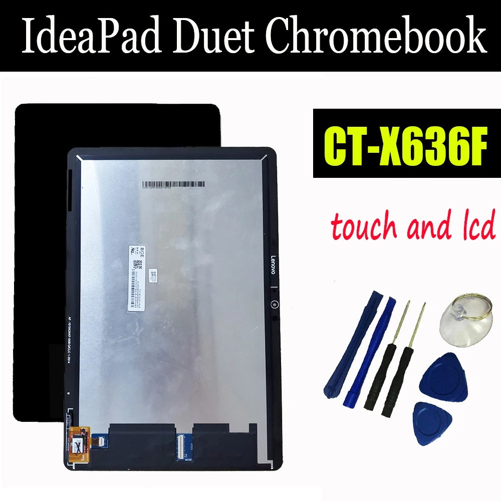 Lenovo Chromebook duet用CT-X636F x636 LCDディスプレイ,デジタイザー