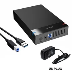 High - Speed 3.5 SATA to USB 3.0 External Hard Drive Enclosure (US)