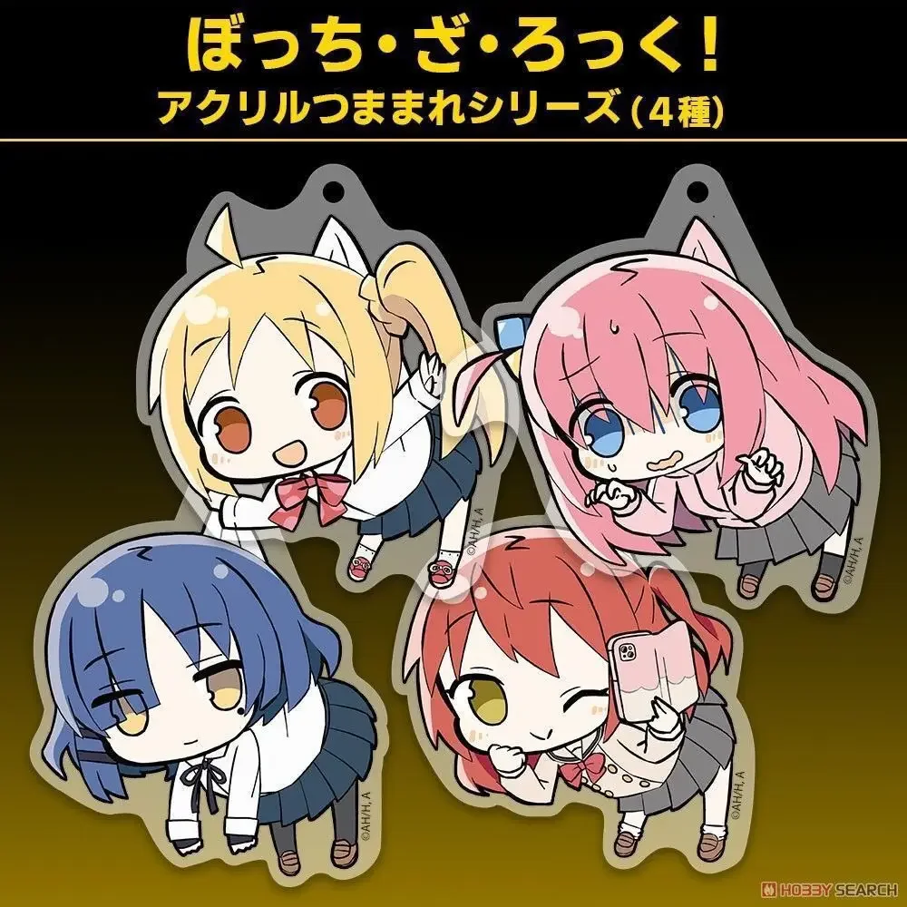 

Милый брелок для ключей из аниме Bocchi The Rock, одинаковый Ijichi Nijika Yamada rytoo, аксессуары для косплея, брелок для ключей, значок в подарок