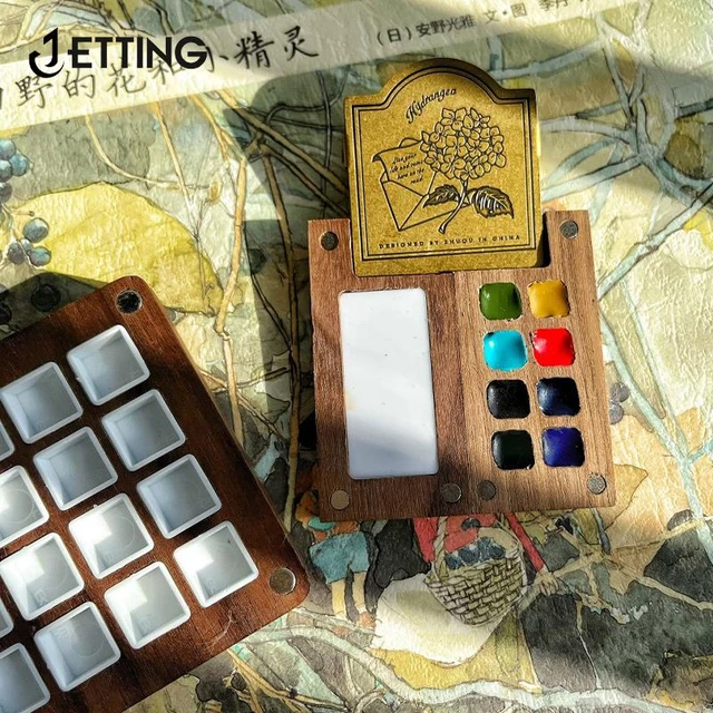 Watercolor Paint Mini Storage Box Children's Art Student Outdoor Sketching  Artist Out Traveling Painting Paint Storage Tools - AliExpress