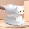 A cute cat tissue box, cartoon tissue box cover, cute black and white cat tissue box, paper storage napkin box, home decoration 2