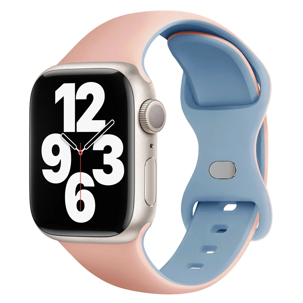 Premium Soft Silicone Smartwatch Band - Versatile Sport Strap Bracelet
