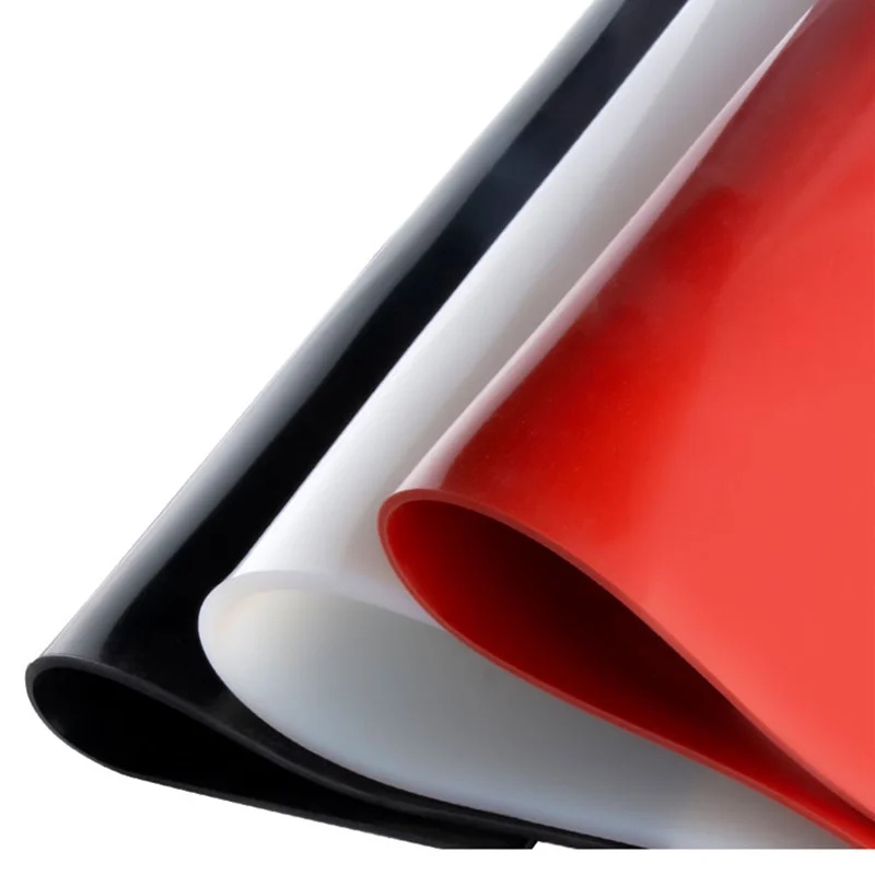 

Red/Translucent/Black Silicone Rubber Sheet 1Mx1M 1mm Silicone Sheeting for Vacuum Press Oven Heat Resistant Silicone Matt