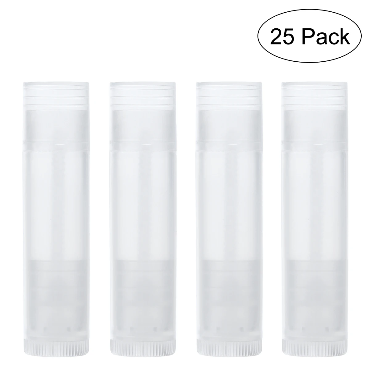 

25pcs Empty Lip Balm Tubes Containers Refillable Lipstick Bottles For Crafting DIY Makeup Tool New Lip Balm Tubes With Caps