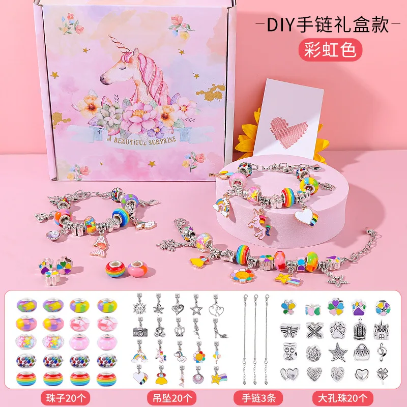 Bracelet Kit DIY Handmade Toy Christmas Jewelry Making Kit