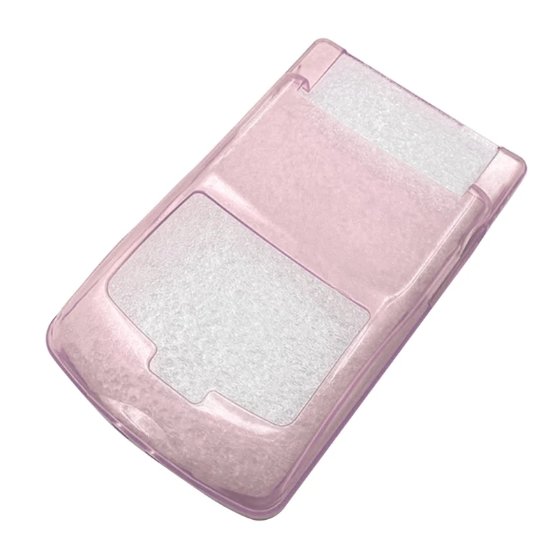 게임 보이 컬러 GBC 게임 콘솔 용 크리스탈 쉘 소프트 TPU 보호 커버, 충격 방지 보호 슬리브 53CF