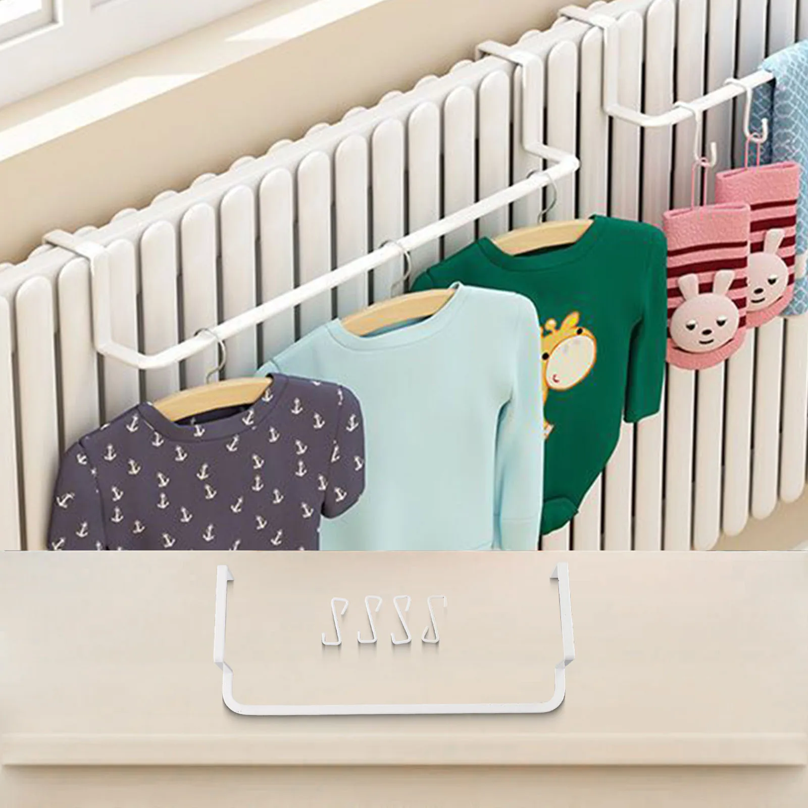 Radiator Towel Rail Heating Radiator Hanging Rack Drying Rack Clothes Drying Kitchen Accessories Hook