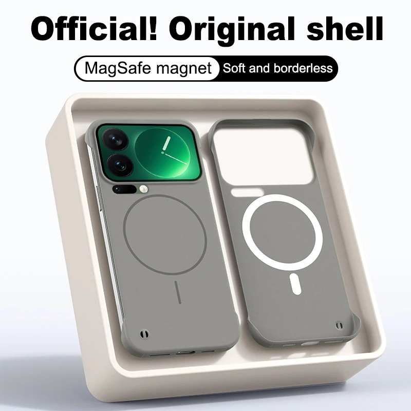 Ultra Thin Magnetic Shockproof Phone Case - Hard Cover with Magsafe Compatibility