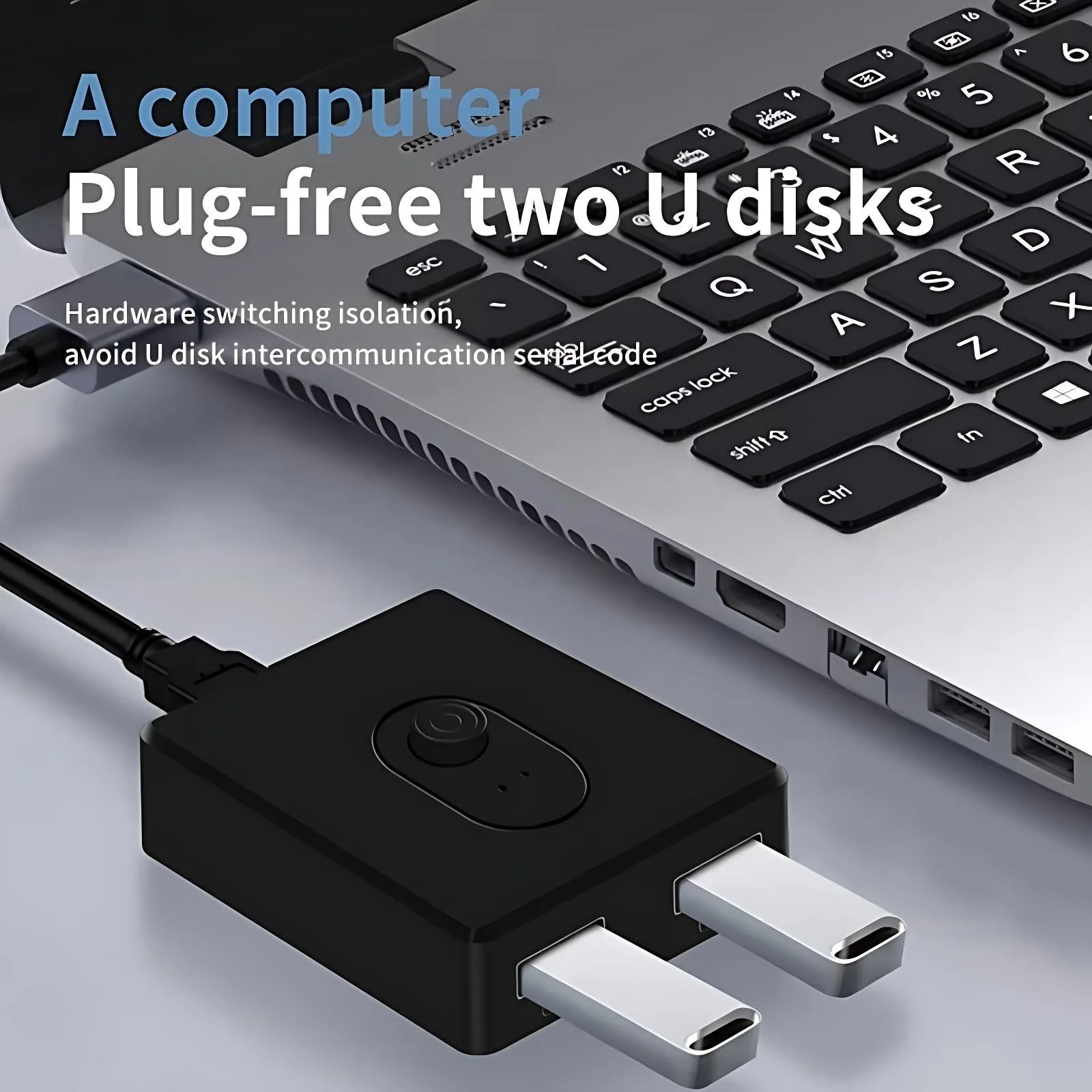 Universal USB 3.0 KVM Switch with Bidirectional Hub and Extender