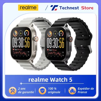Versione globale realme Watch 5 Smartwatch Bussola e GPS indipendente con 5 GNSS Display AMOLED da 1,97" Durata della batteria fino a 14 giorni