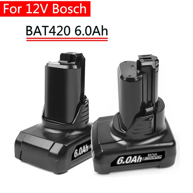 Bosch-batería de iones de litio de 12V, 6.0Ah, batería de repuesto para  Bosch BAT411, BAT412, BAT413, BAT414, 10,8 V, herramient - AliExpress