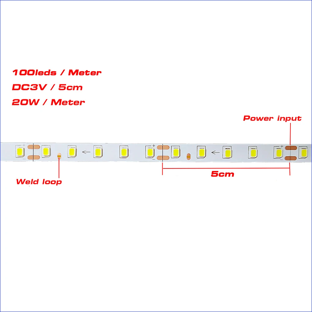 รูปสินค้า LED Strip ยาว 5 เมตร สีขาว เวล์ม นีออน สำหรับตกแต่งไฟ
