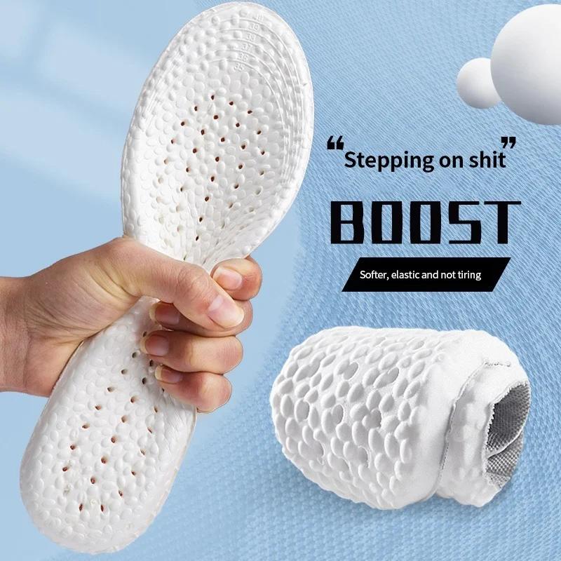

1Pair Thicken Sport Insoles Man Women Soft Memory Foam Insoles Breathable Deodorization PU Cushion Pad for Running Shoes Insoles