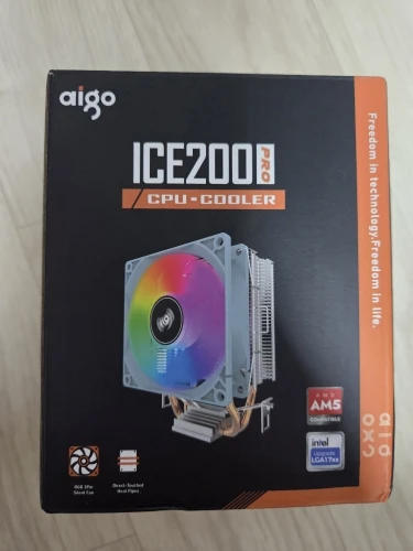 Aigo ICE CPU Cooler 2 4 6 Heat Pipes PC Radiator PWM 3PIN 90mm CPU Cooling Silent Rgb Fan For Intel 1700 1150 1156 1366 1155 AMD photo review
