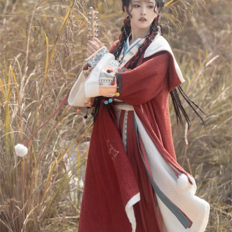 

Women's Han Chinese Clothing Wei and Style Thickened Cape
