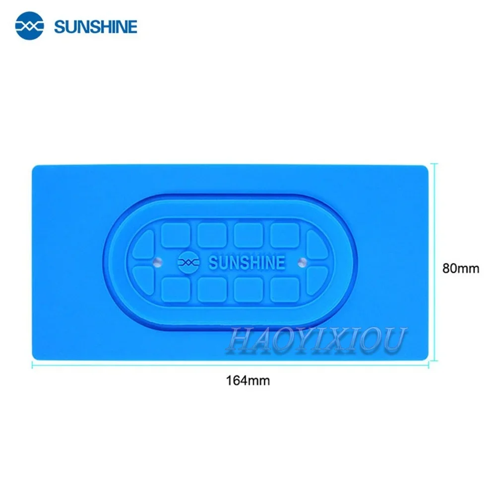 SS-004S 7 인치 분리기 전화 화면 난방 고정 흡입 청소 수리 매트에 대 한 범용 Anti-slip 흡입 실리콘 패드