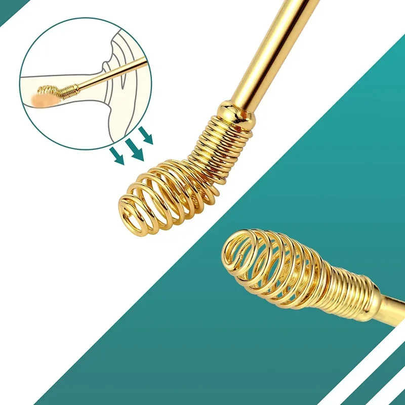 Stainless Steel Ear Wax Pickers Earpick Wax Remover Curette Ear Pick Cleaner Cleaner Spoon Care Clean Tool Health Care ear pick ear wax cleaner ear cleaner set ear cleaner ear picking tools set ear wax removal kit