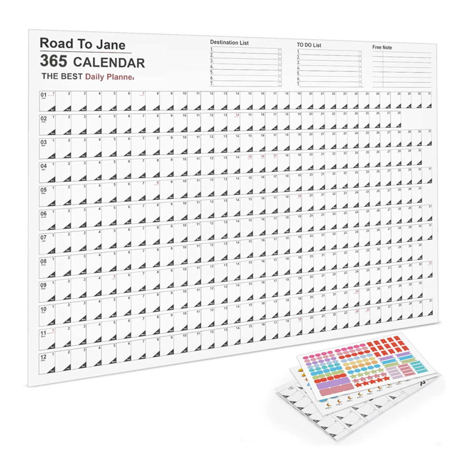 Memoriseren spoelen Onafhankelijk 2023 Kalender Eenvoudige Dagelijkse Schema Planner Vel Om Opknoping  Jaarlijks Organizer Lijst Doen Wekelijkse Planner Agenda Jaarlijkse R1Q9| |  - AliExpress