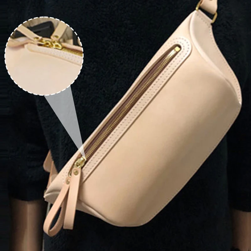NUBECOM Handmade Leather Backpack Making Sewing Pattern Kraft Template DIY Chest Bag Crossbody Purse Making Kraft Stencil 9PCS